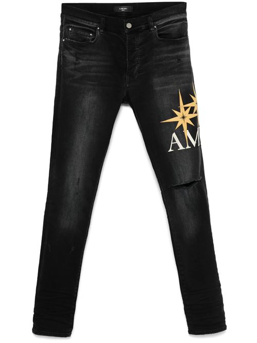 Jeans with Starburst application AMIRI | AMDNSY1141Vintage Black